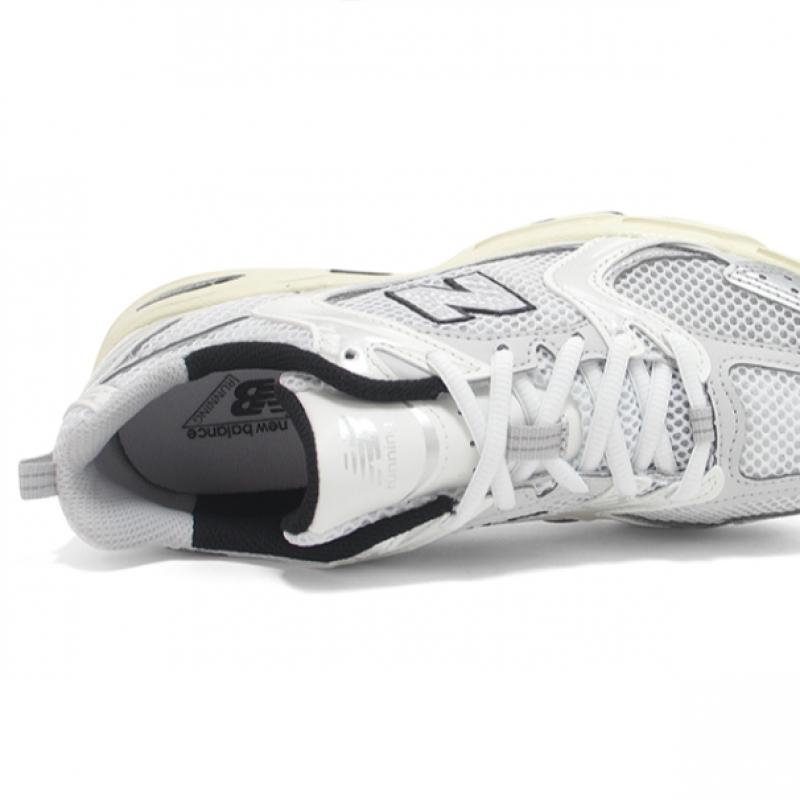 New Balance Unisex 530 Running Shoes Silver Cream Mr530ta