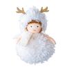 Christmas Pendant Ballet Girl Doll Ornament Hanging Decor with Lanyard Christmas