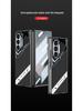 Samsung Z Fold 6 Electroplated Leather Case: Pure Color, E-Sports Design, Anti-Drop Protection