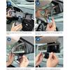 JOYTUTUS Car Rear View Mirror With Baby Mirror, Universal 11 Inch Panoramic Convex Rearview, Clip-On Wide Angle Rear View Reduce Blind Spot