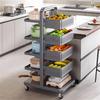 Beifu Modern 5-Tier Carbon Steel Kitchen Storage Rack