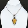 Malinga Jasper, Moonstone Copper Wire Wrap Jewelry Pendant 2.76" B6B06