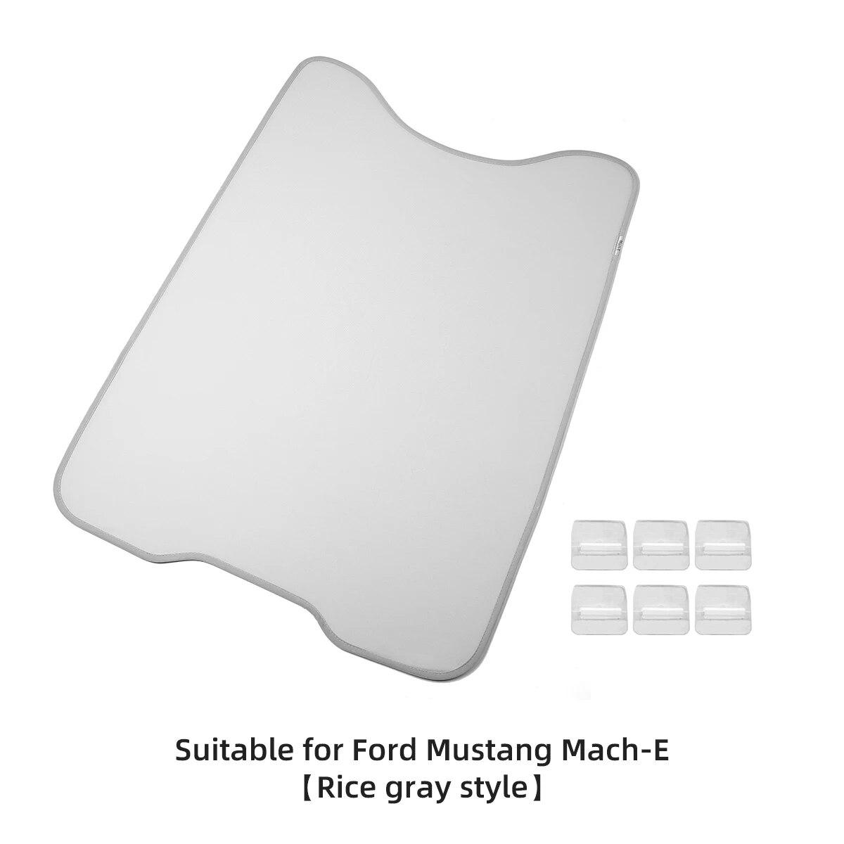 

Автоаксессуары, козырек от солнца для Ford Mustang Mach-E-2023, солнцезащитный козырек для салона автомобиля, люк на крыше, складной солнцезащитный козырек MA-GA01GREY