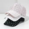 Gorra de Béisbol Ligera de Verano Bordado de Flores Sombrero para el Sol para Exteriores Moda Femenina