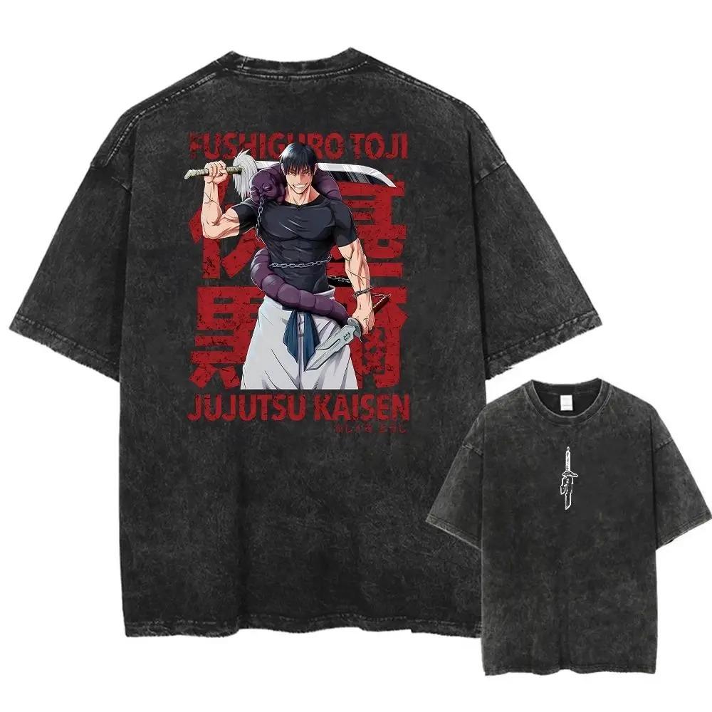 2026 New Arrival Unisex Clothes Tee Shirt Homme Y2k Graphic T-Shirts Unisex Tshirt for Unisex Ropa Hombre Washed Acid Japanese Anime