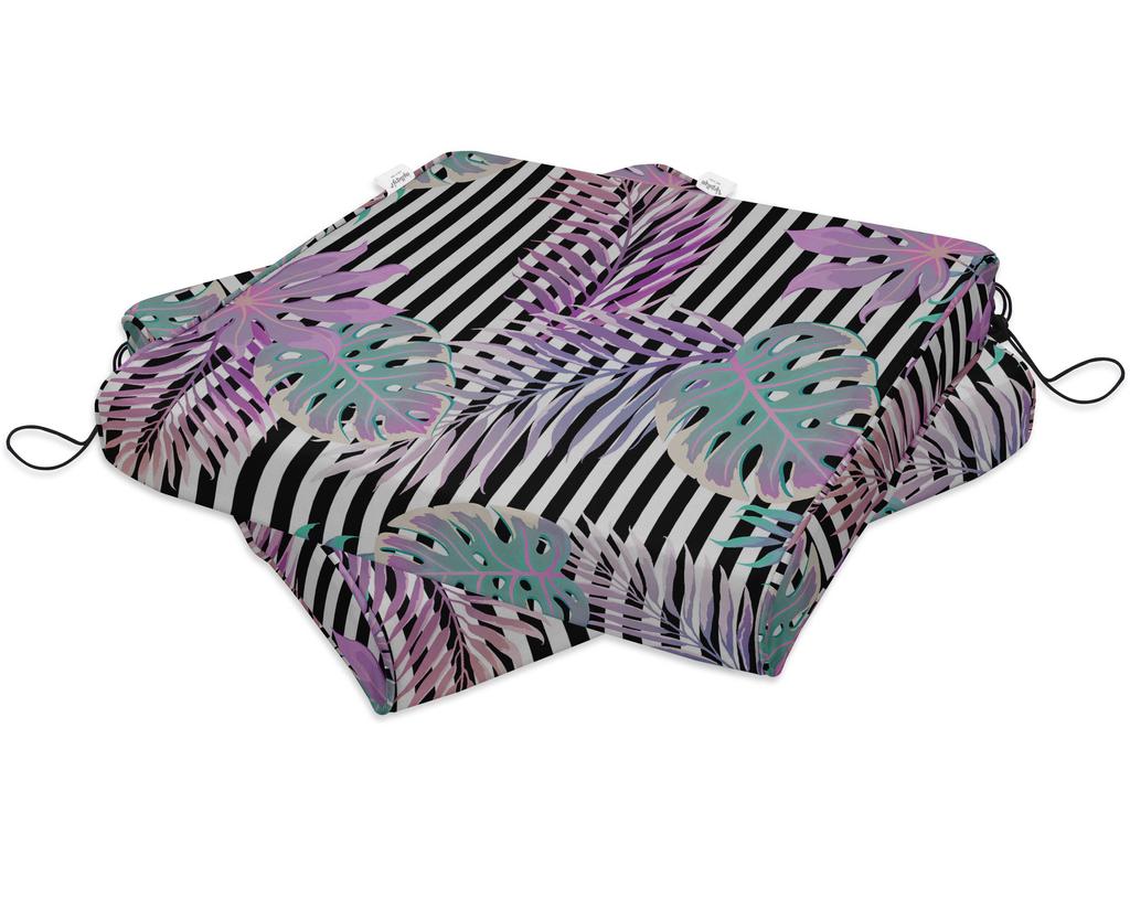 Vargottam Perfect Outdoor Indoor Square Corner Seat Cushions Water-Resistant Lounge Chair 18.5" X 16" Home Office Patio Furniture