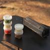 Mini Condiment Bottle Condiment Container Organizers Set Outdoor Seasoning Bottles Set Camping Picnics Fishing Barbecues