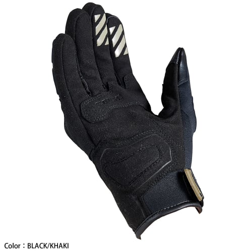 RS TAICHI TAICHI Motorcycle All Season Waterproof Rain Touch Panel Compatible Built-in Protector DRYMASTER Compass Gloves RST451 BLACK/WHITE L