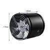 Energy Efficient Wall Mounted Ventilation Fan for Window Toilets Attic Replacement