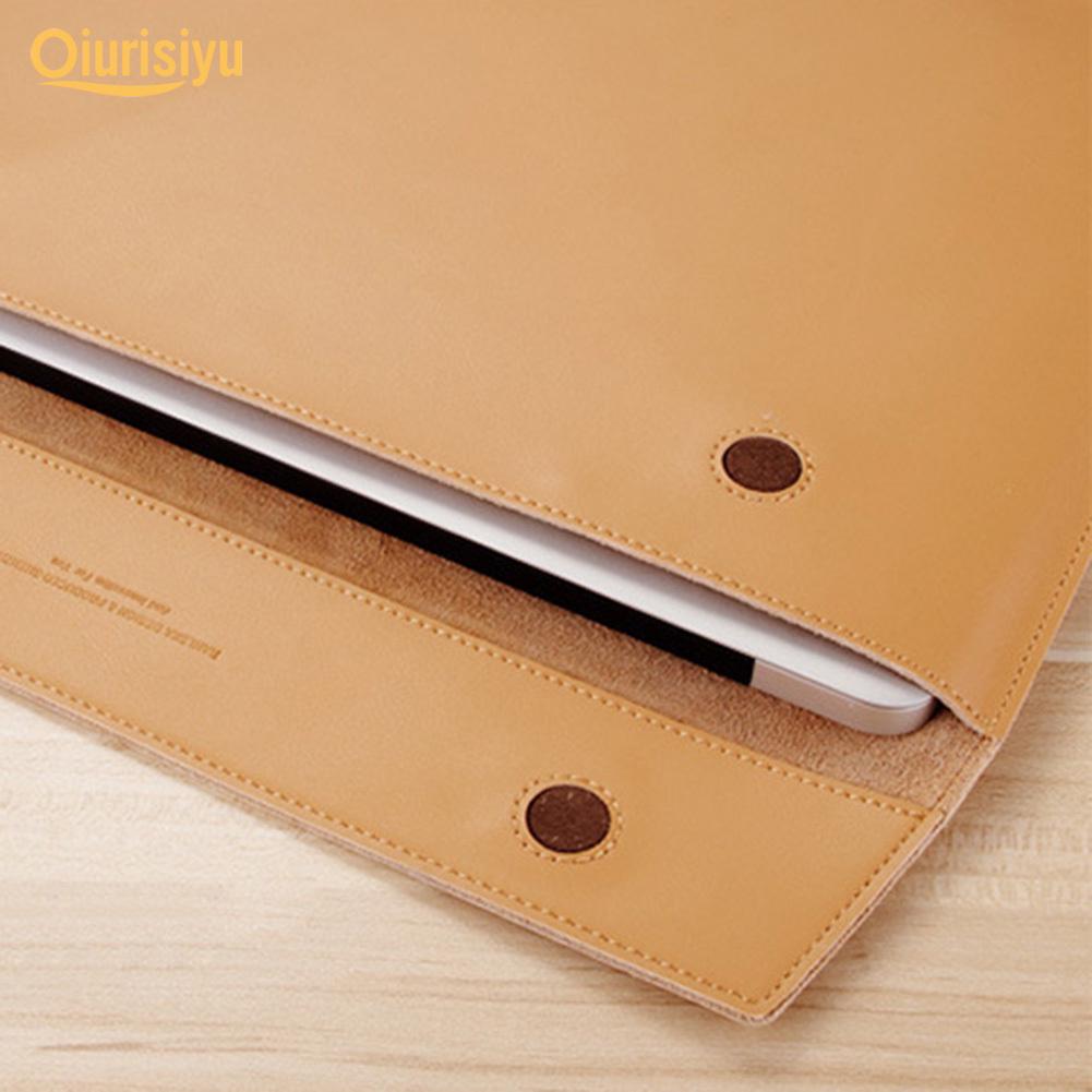 faux leather laptop case