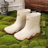 Men's Waterproof Non-Slip Boots with Fleece Lining for Outdoor Activities
