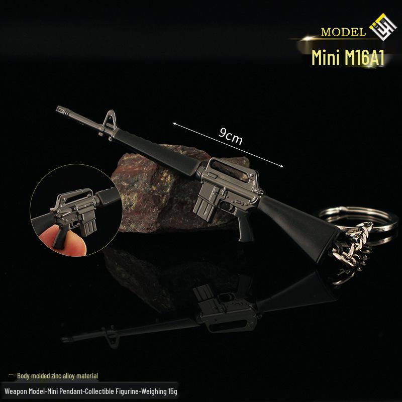 

Міні-брелок з алюмінієвого сплаву Перемога в PUBG : РПГ, Ракетна установка, Desert Eagle, Револьвер, СВД, Підвіска у вигляді пістолета Беретта. Mini