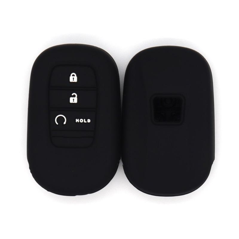 

Suitable for 2026 new Honda eleventh generation CRV Civic Accord Haoying URV Crown Road car key bag anti-fall key cover чёрный