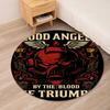 Warhammer 40k Printed Round Rug Carpet Chair Rug Area Rug Entryway Doormats,for Office Chair Living Room Bedroom Kitchen Room.