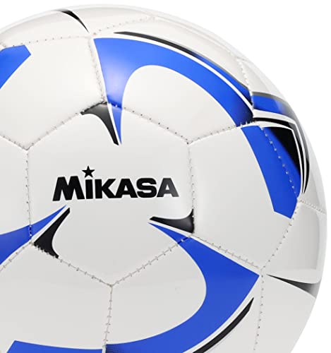 MIKASA Soccer Ball, Size 4, F4TPV-W-BLBK (for Elementary School Students), Recommended Internal Pressure: 0.4-0.6 Kgf/cm²