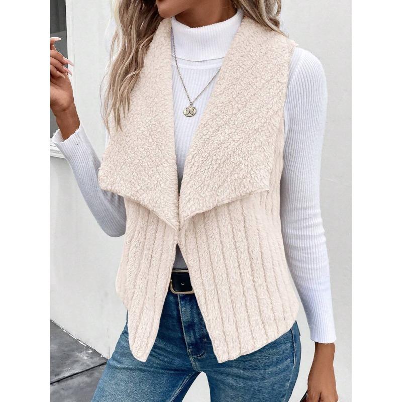 Women S Sleeveless Casual Simple Versatile Vest Jacket Top