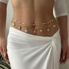 Summer Fish Seahorse Elephant Turtle Starfish Shell Spliced Waist Chain For Women Men Fishtail Octopus Belly Chain Body Jewelry