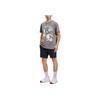 Under Armour Project Rock Einfarbige Lässige Trainings-Mittelhohe Gerade Bein Sports-Shorts Herren-Shorts Schwarz 1383186-001