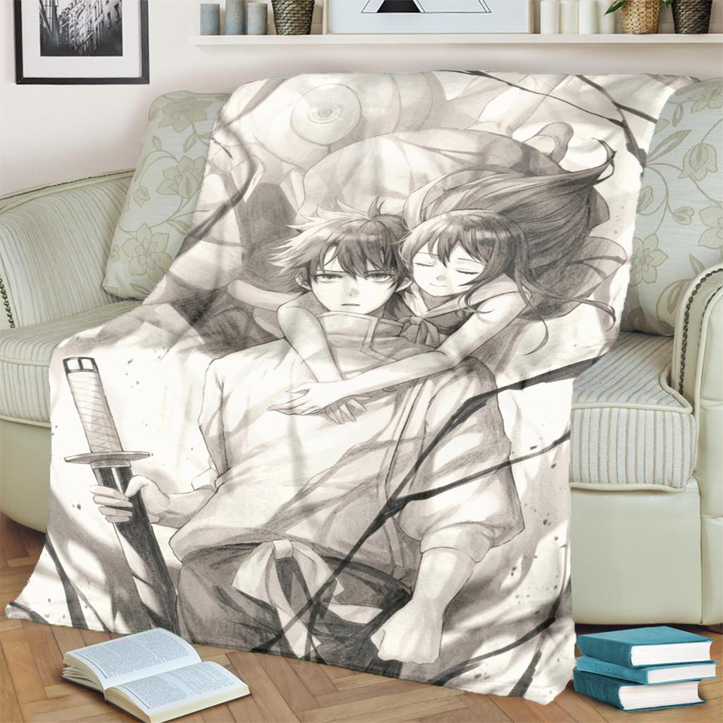 Jujutsu Kaisen Warm Flannel Blanket for Bedrooms, Sofas, Beds, Chairs, Picnics, Travel and Home