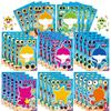 Adorable Cm2308011 Children's Interactive Educational Puzzle Diy Face Stickers Pack With Colorful Designs For Creative Fun