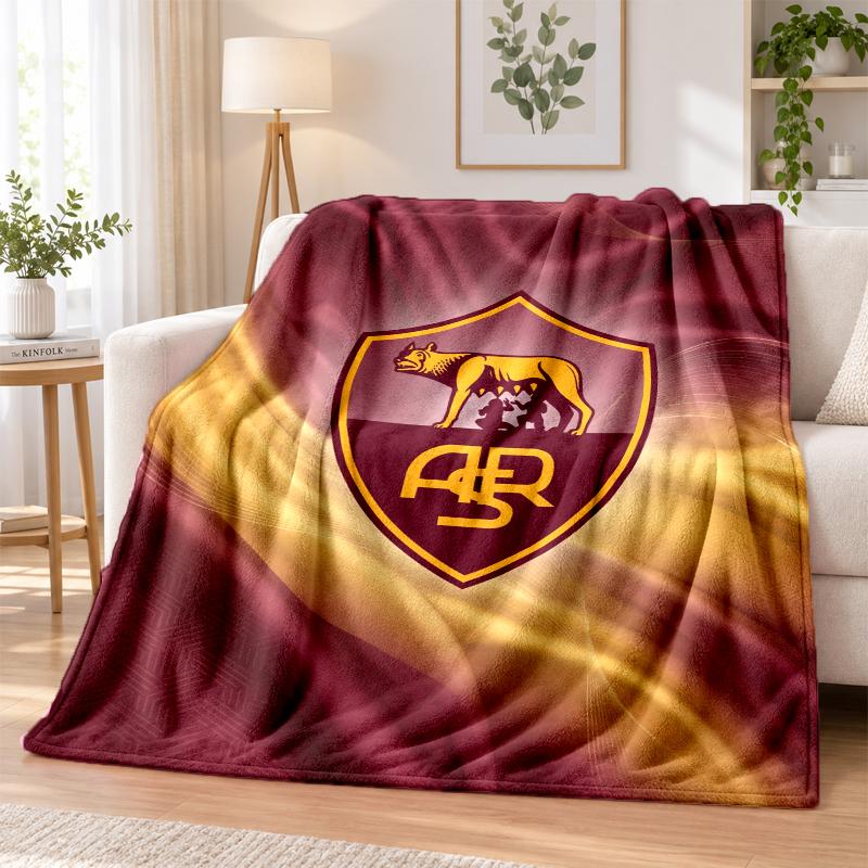 AS Roma Printed Flannel Blanket Warm Comfort Bed Throw For Indoor Home Decoration