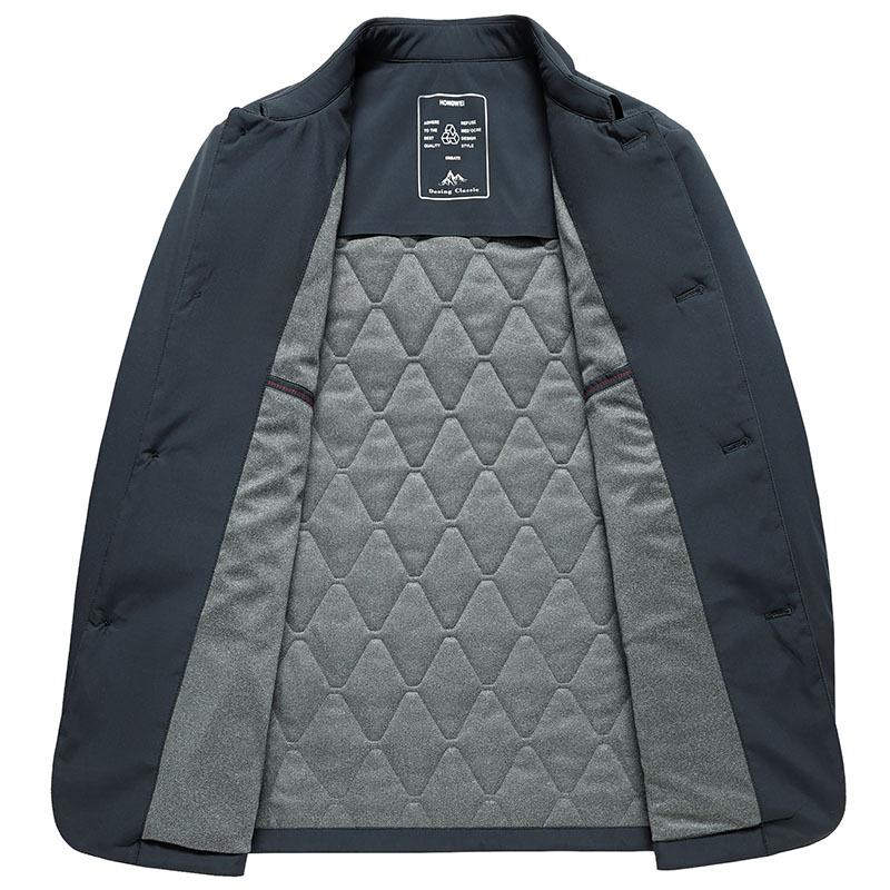 Cotton Coat Men's Mid-length Warm Casual Cotton Coat Middle-aged Men's Cotton-padded Jacket Dad's Jacket Men