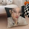 singer cute SSakura Miyawaki Cushion Cover Throw Pillow Cover Hidden Button Durable Polyester Chair Cushion