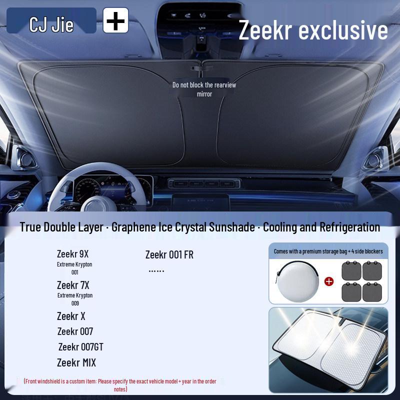 Car Windshield Sunshade Umbrella - Heat and Sun Blocker Visor Cover