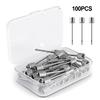 100 PCS Sport Ball Inflating Pump Needle Pump Adapter Basketball Valve Pump Stainless Steel Pump Pin Bicycle Spare Parts