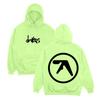 Drukqs Dual Logo Heavyweight Hoodie Aphex Twin High Street Sweatshirts Harajuku Long Sleeve Streetwear Fashion Unisex