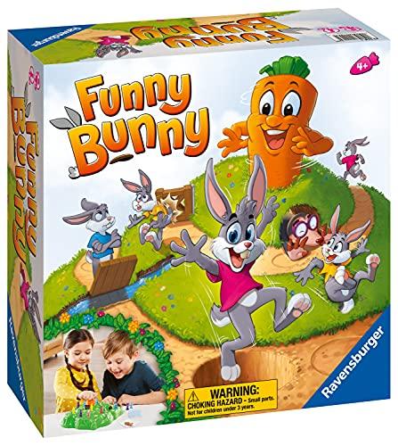 Ravensburger Funny Bunny Brettspiel 21558 4, Ab 4 Jahren [Tischspiel, Lernspiel, Geschenk (Geburtstag/Weihnachten)]