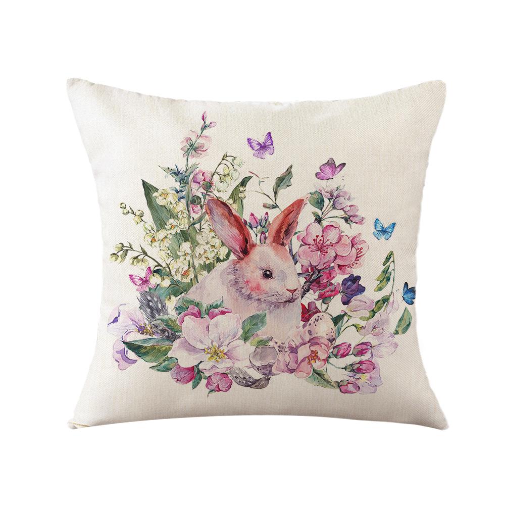 New Easter Sofa Pillow Interior Decoration Pillow Cover Office Sofa Pillow Printed Pillow Cover