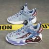 Mesh Children's Running Shoes 2025 Spring and Autumn New Sports Shoes Medium and Old Children's Rotating Buckle Actual Combat Breathable Non-slip and