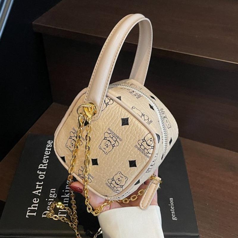Fashion trend small bag women's spring and autumn new versatile chain shoulder small square bag casual texture handbag