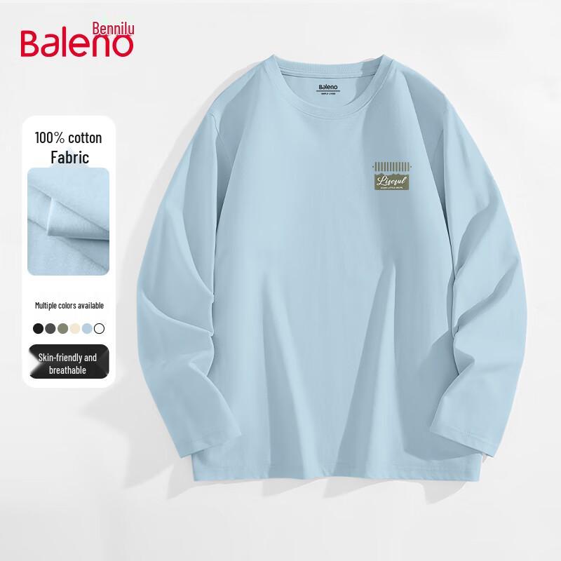 Baleno Men's Pure Cotton Long Sleeve T-Shirt
