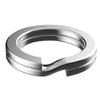 50Pcs Split Rings Assorted Fishing Split Rings Stainless Fishing Tackle Rings