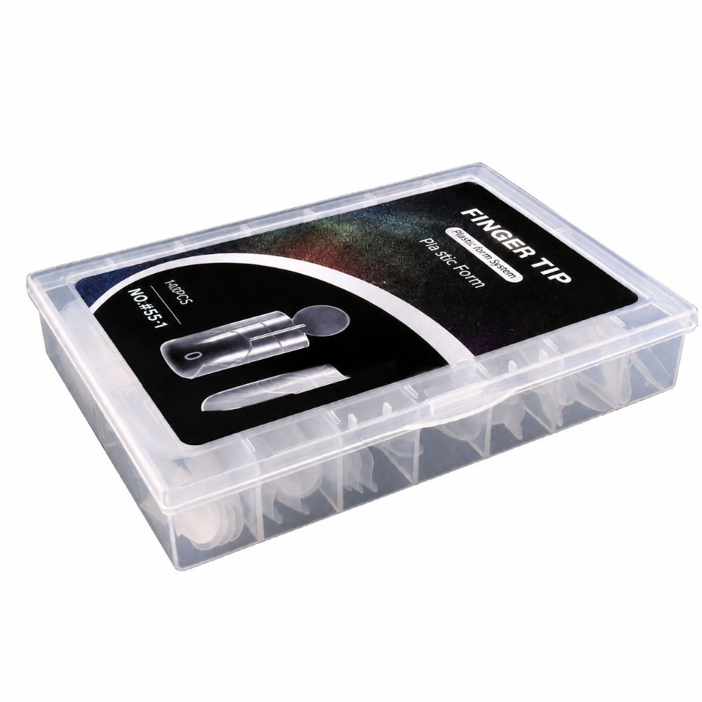 Quick Extension French Nail Dual Forms 14 Sizes Acrylic Nail Art Mold  Nail Art