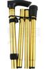 Ultra-Light Adjustable Folding Telescopic Aluminum Walking Stick - Non-Slip Hiking Trekking Pole