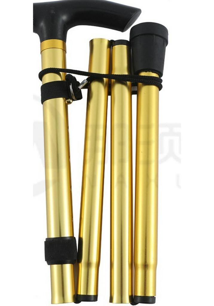 Ultra-Light Adjustable Folding Telescopic Aluminum Walking Stick - Non-Slip Hiking Trekking Pole