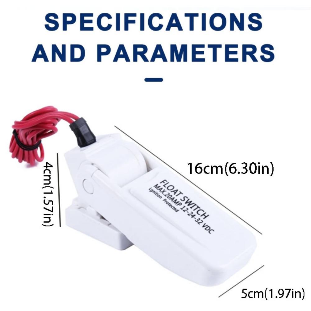 Submersible Bilge Pump Switch Automatic Float Switch Sensor Switch Flow Sensor Switch Marine