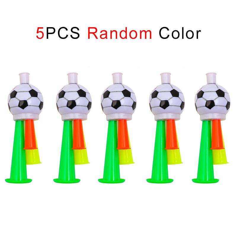 5PCS/Pack Football Shaped Colored Horn Cheerleading Sports Fan Prop Noise Maker Events Festival Party Souvenir Carnival Gift ZYF