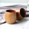 Japanese for Creative Wooden Cup Household Solid Cups Belly Cups Tea Cup Wooden Sake Cup Tableware Material