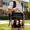 The Vampire Diaries Insulated Lunch Bags Large Supernatural Dark Fantasy Reusable Cooler Bag Tote Lunch Box Beach Picnic