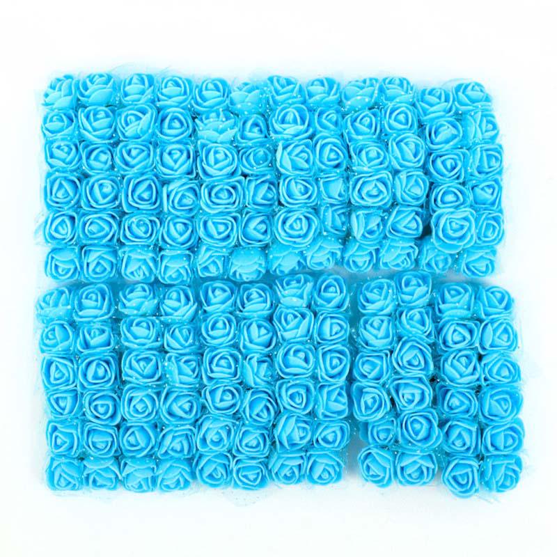 Artificial PE Foam Flower Faux Small Rose Real Looking Fake Roses for Wedding Bouquets