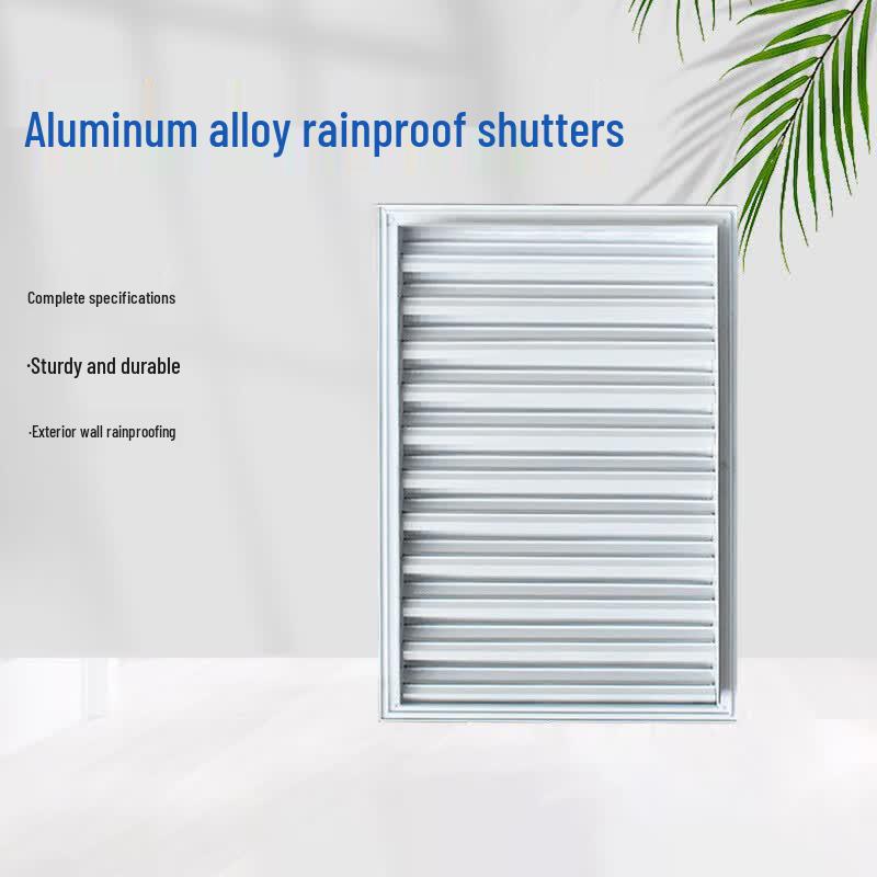 Aluminum Alloy Rainproof Fixed Louver Air Vent