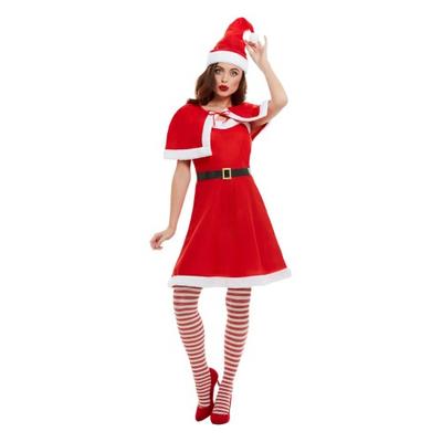 Smiffys Womens/Ladies Miss Santa Christmas Costume