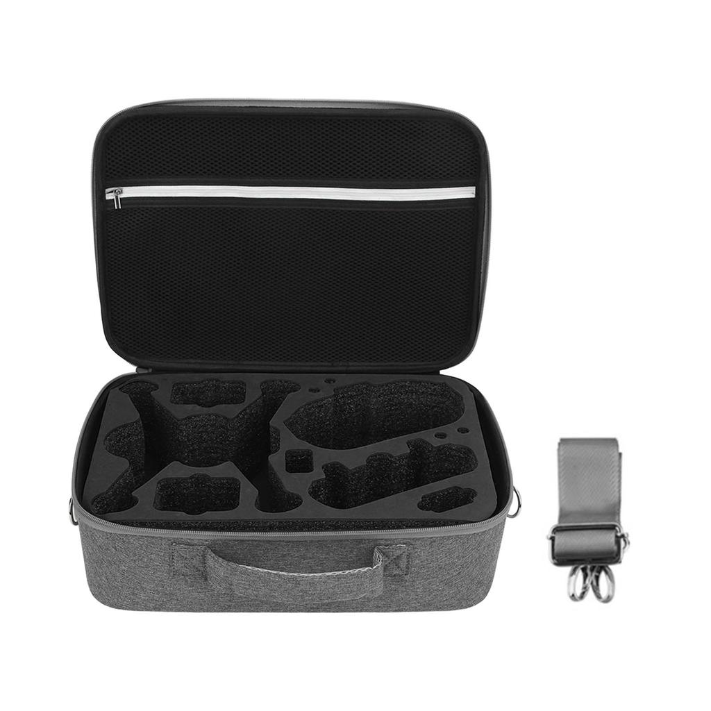 Drone Carrying Case Storage Bag Travel Handbag Gray Shell Cloth for DJI FPV Drone ProtectionBlack