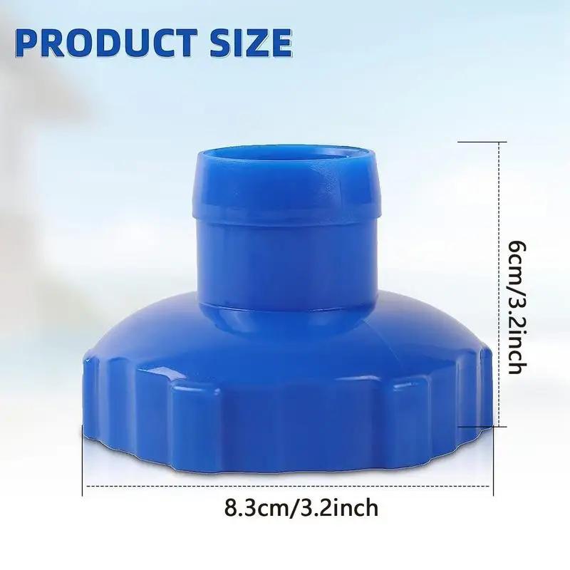 Universal Pool Vacuum Hose Adapter - Leak-Proof Quick Connect for Above/Inground Pools, Corrosion-Proof Pump Fitting Accessory