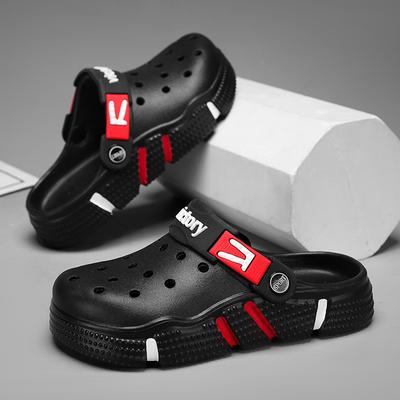 Herren Ausgeschnittene Schuhe Sommer Neue Gartenschuhe Dicksohlige Rutschfeste Eva Herren Sandalen Outdoor Strandurlaub Herren Hausschuhe