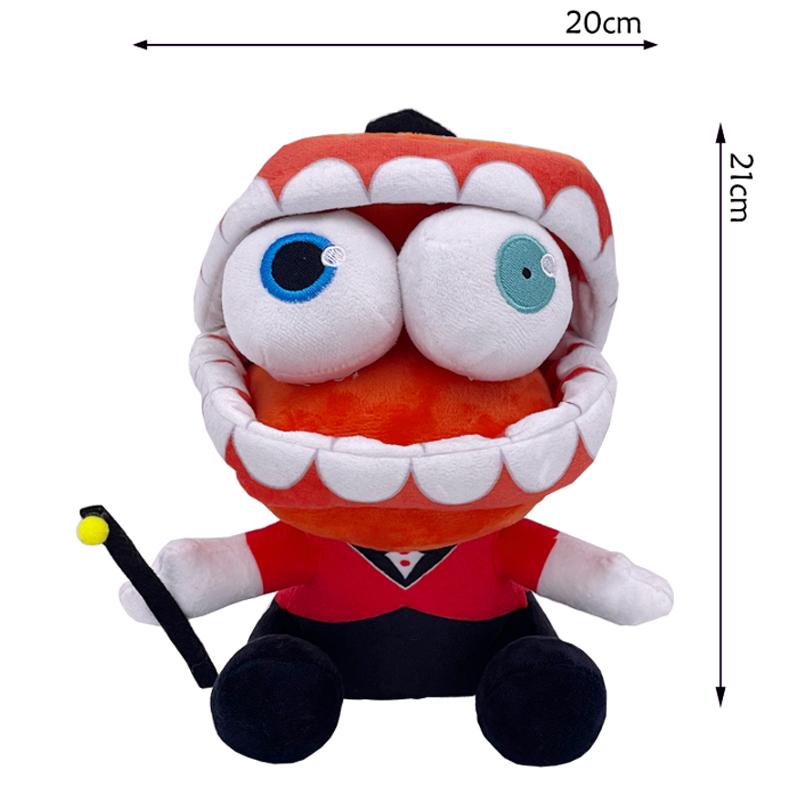 25CM Úžasná Digitální Panenka Cirkusová Služebná Jax Plyšový Magický Králík Klaun Kreslené Periferie Vhodné Fanoušci Domácí Sbírka Dekorace